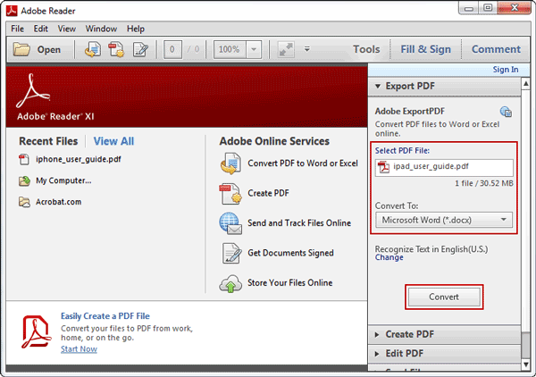 I Have To Convert A File How To Change Pdf File To Word Document Any 