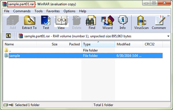 How To Extract Multi Volume Rar Zip File In Winrar