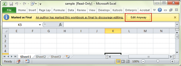 How To Remove Or Disable Read Only In Excel File XLS XLSX iSunshare Blog