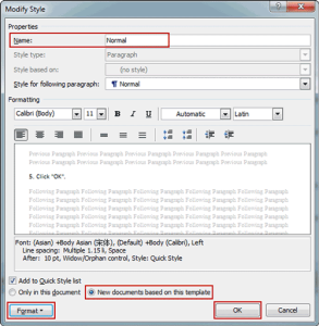 How to Change Default Template in Word 2007/2010