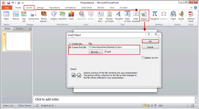 How To Insert Word Document Into PowerPoint Presentation