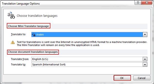 How To Translate Word Document From English To Spanish