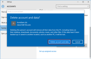 how to delete app data on windows 10