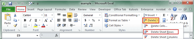 How To Delete Or Remove Blank Cells Rows Columns In Excel