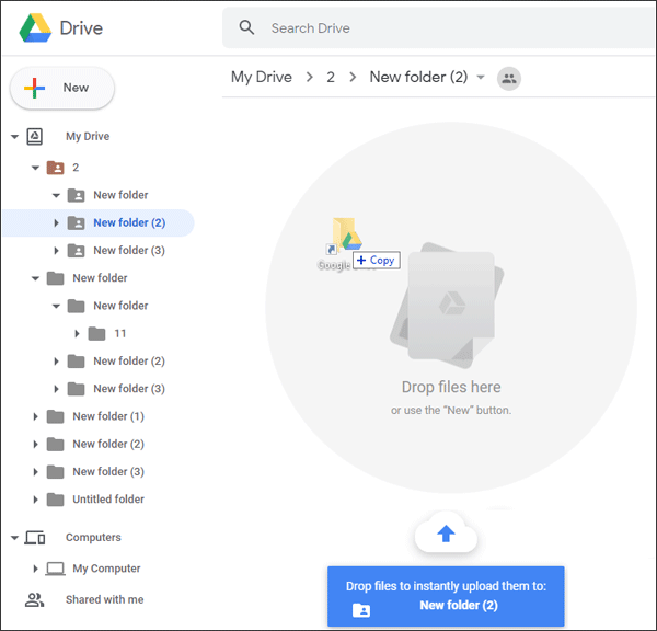 Two Ways How To Upload Files Or Folders To Google Drive 