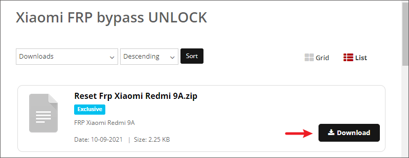 download xiaomi frp bypass unlock