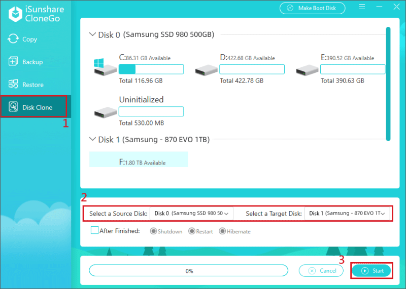 cloning hdd to ssd with clonego