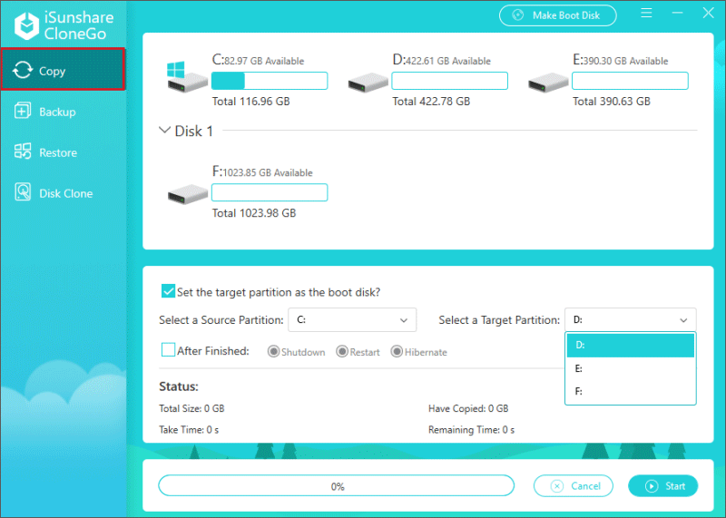 copy windows to ssd or hdd