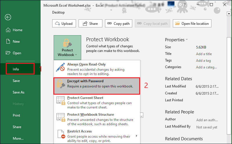 How To Securely Password Protect An Excel File 6943