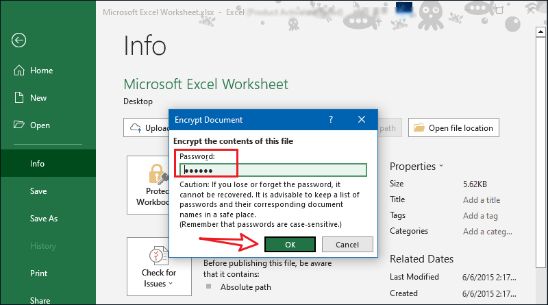 How To Securely Password Protect An Excel File 4002