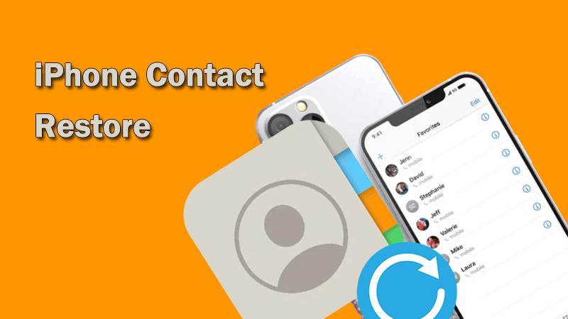 iPhone contact restore