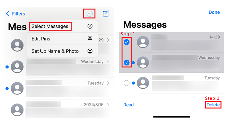 Delete Multiple Message at Once