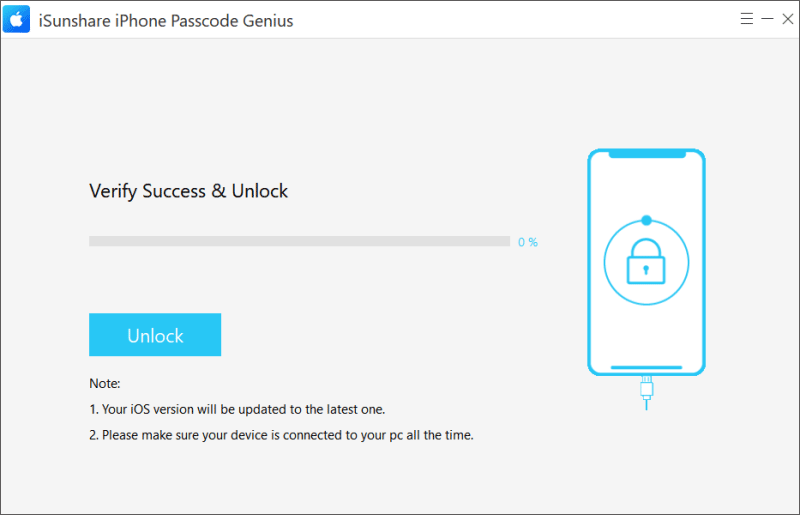 click to unlock Apple ID