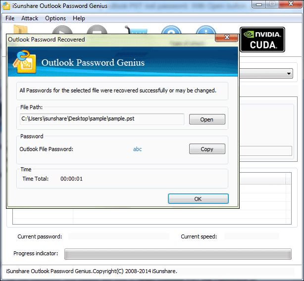 recover result in outlook password genius