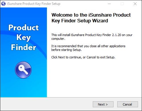 install product key finder