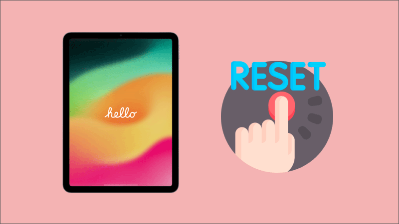 factory reset iPad