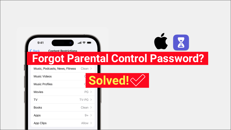 Forgot Parental Control Password iPhone