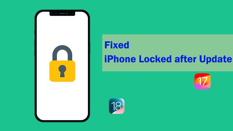 fix iPhone locked after update