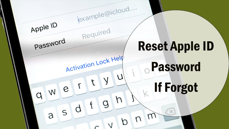 reset your Apple ID password