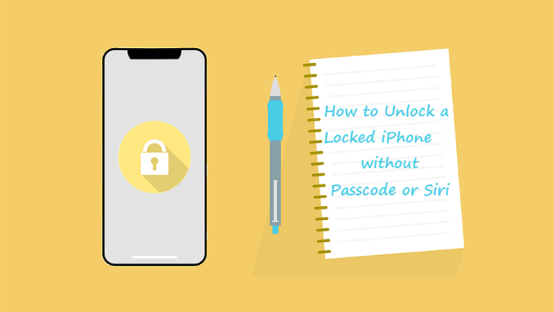 unlock locked iphone without passcode or siri