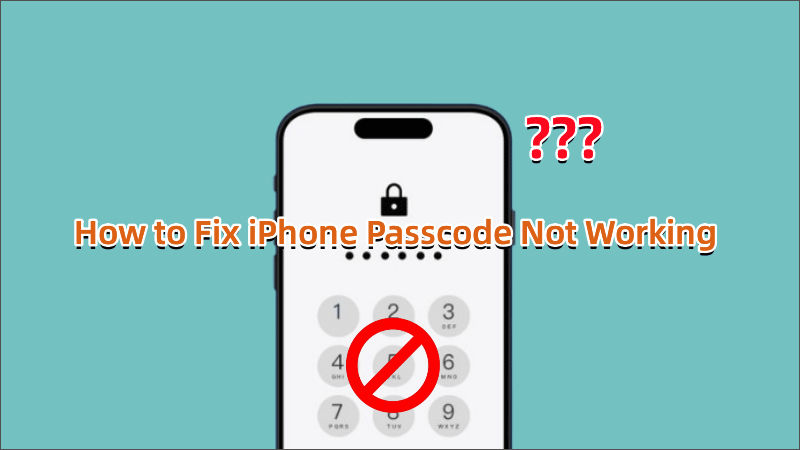 iPhone passcode not working