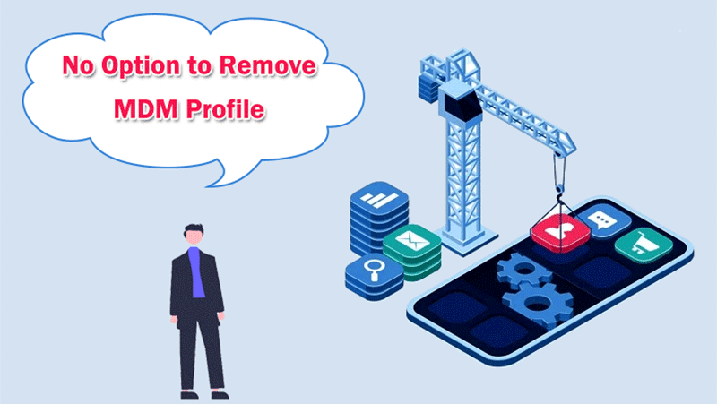 solved no option to remove MDM profile on iPhone iPad