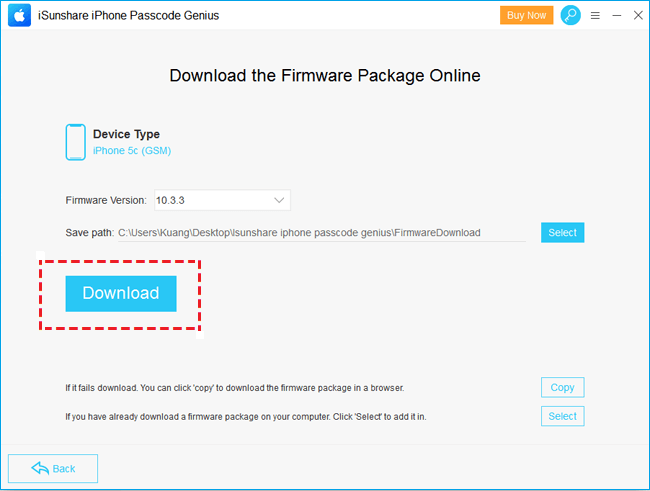 download and verify the firmware package