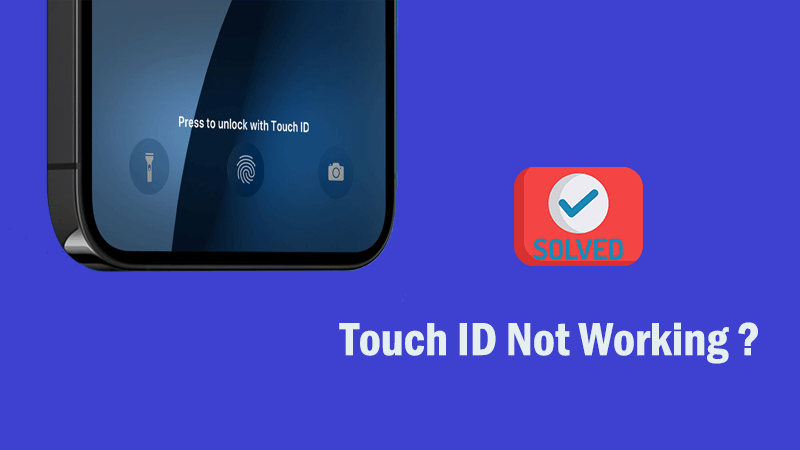 touch id not working on iphone or ipad