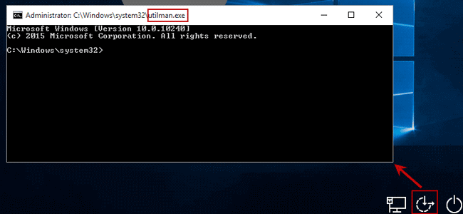 open administrator account command prompt windows 10
