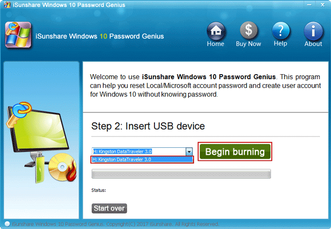 create windows 10 password reset disk for laptop