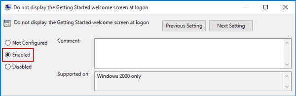 no login box windows 10