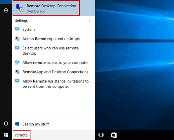 open-remote-desktop-connection-by-search
