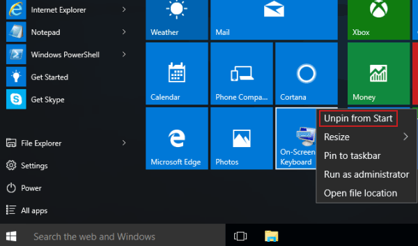 win 10 ethernet status pin to taskbar