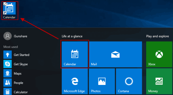 Add Tile To Desktop In Windows 10