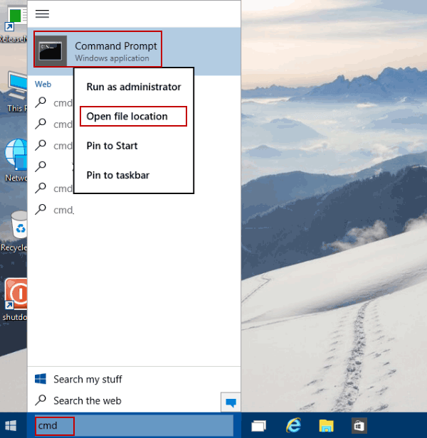 windows 10 command prompt popping up