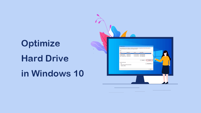 optimize hard drive in Windows 10