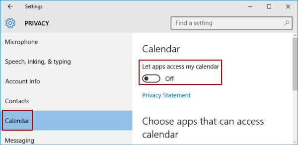 windows 10 calendar default reminder