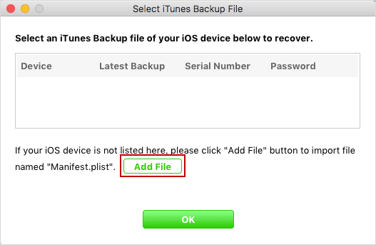 add encrypted backup file